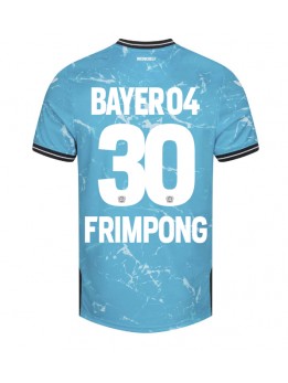 Billige Bayer Leverkusen Jeremie Frimpong #30 Tredjedrakt 2023-24 Kortermet